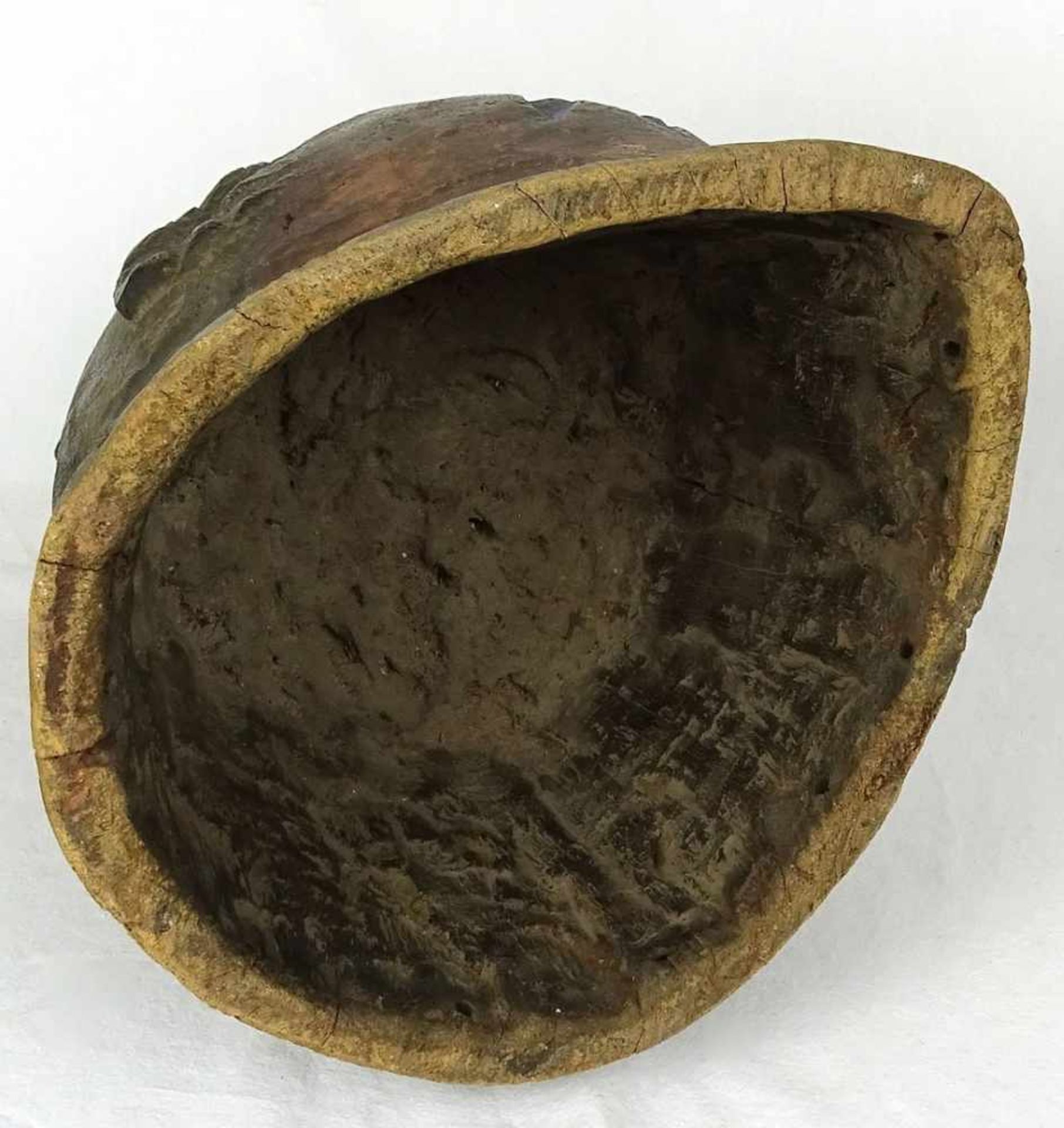 Helmmaske der Yoruba / Gelede, Nigerialeichtes Holz, aus Harzer Privatsammlung, altersgemäß guter - Image 5 of 5