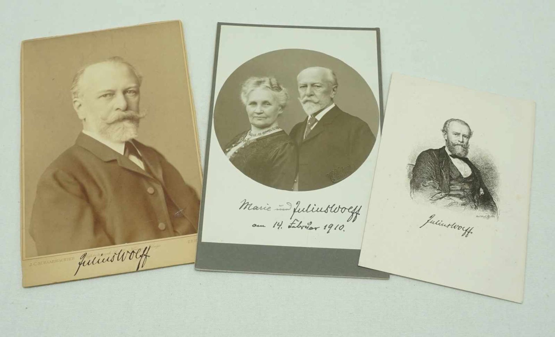 Julius Wolff, DokumentennachlassSchriftsteller (1828 Quedlinburg - 1897 Charlottenburg), bedeutsames - Bild 2 aus 2