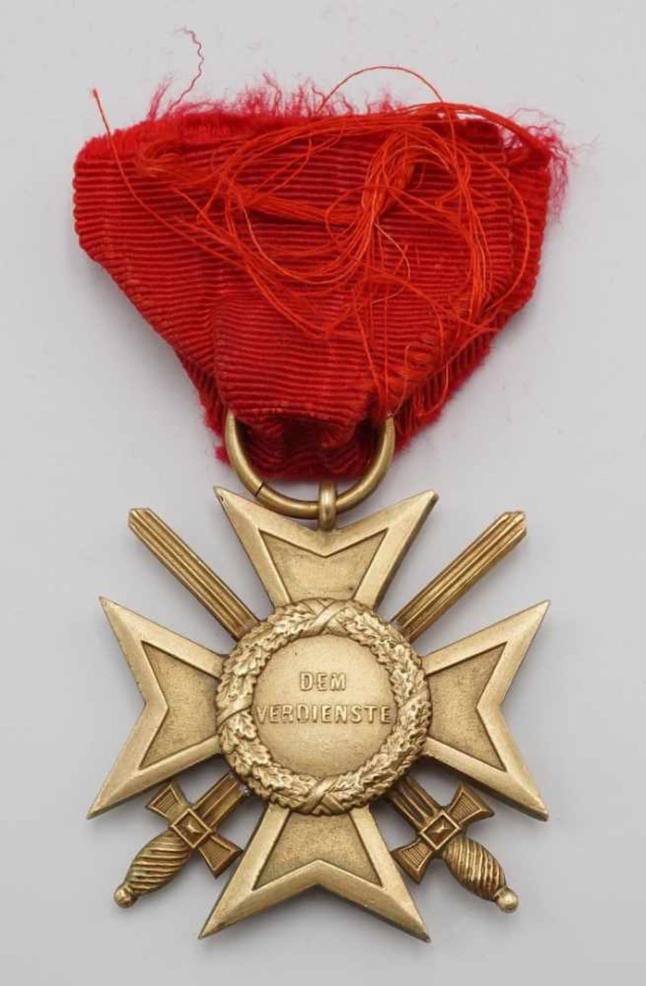 Sachsen Weimar goldenes Verdienstkreuz mit Schwertern und Dienstauszeichnung 3. Klasse1) Sachsen - Image 4 of 6