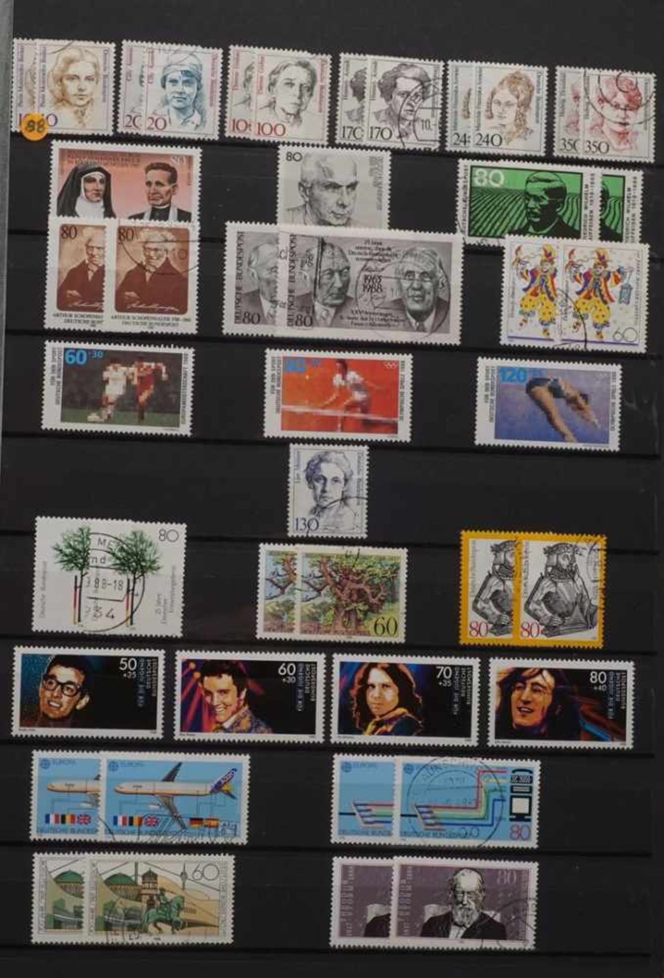 Briefmarkenalbum BRD gestempelt 1985 - 2001Sammlung nahezu vollständig, im AlbumBitte besichtigen.
