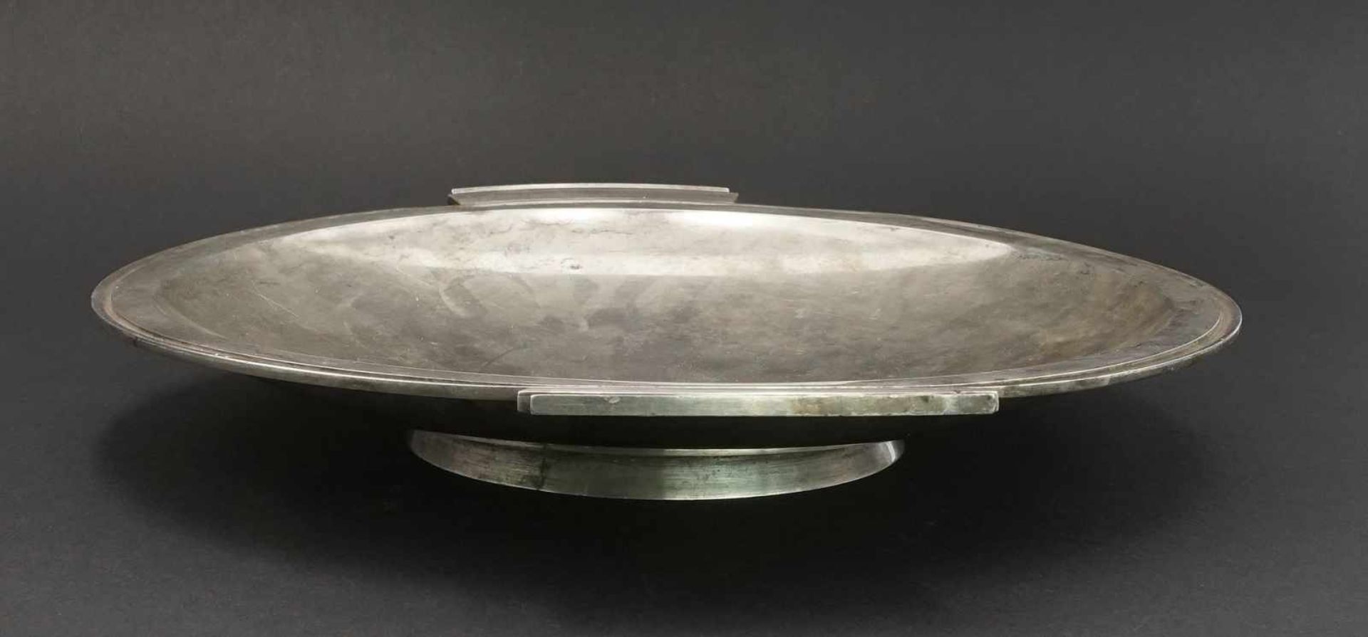 Harald Nielsen, Georg Jensen Pyramide Fußschale #600, um 1930dänischer Silberdesigner (1892 - 1977), - Image 3 of 4