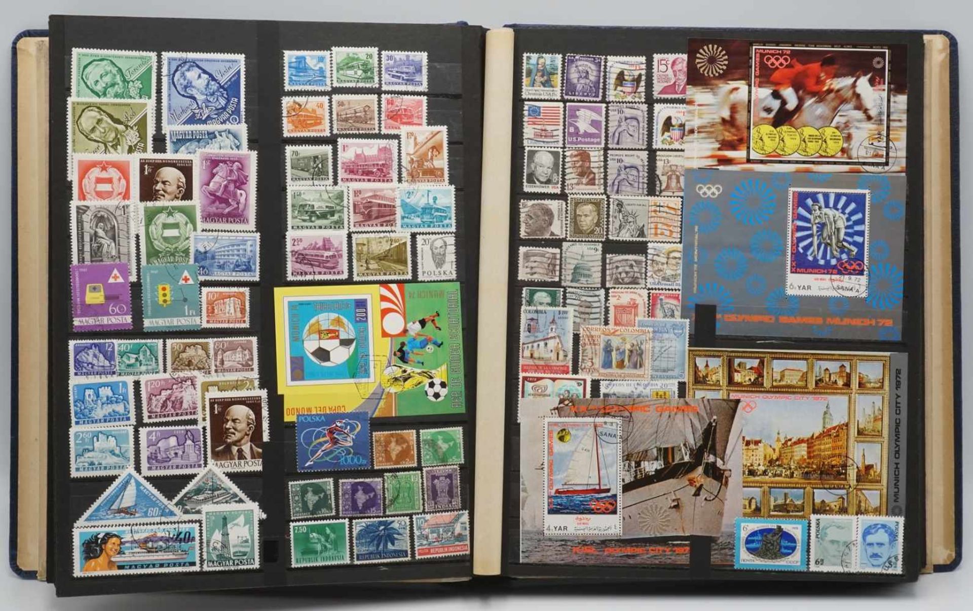 Ca. 3600 BriefmarkenSätze und Blocks aus aller Welt, in fünf AlbenBitte besichtigen. - Bild 4 aus 6