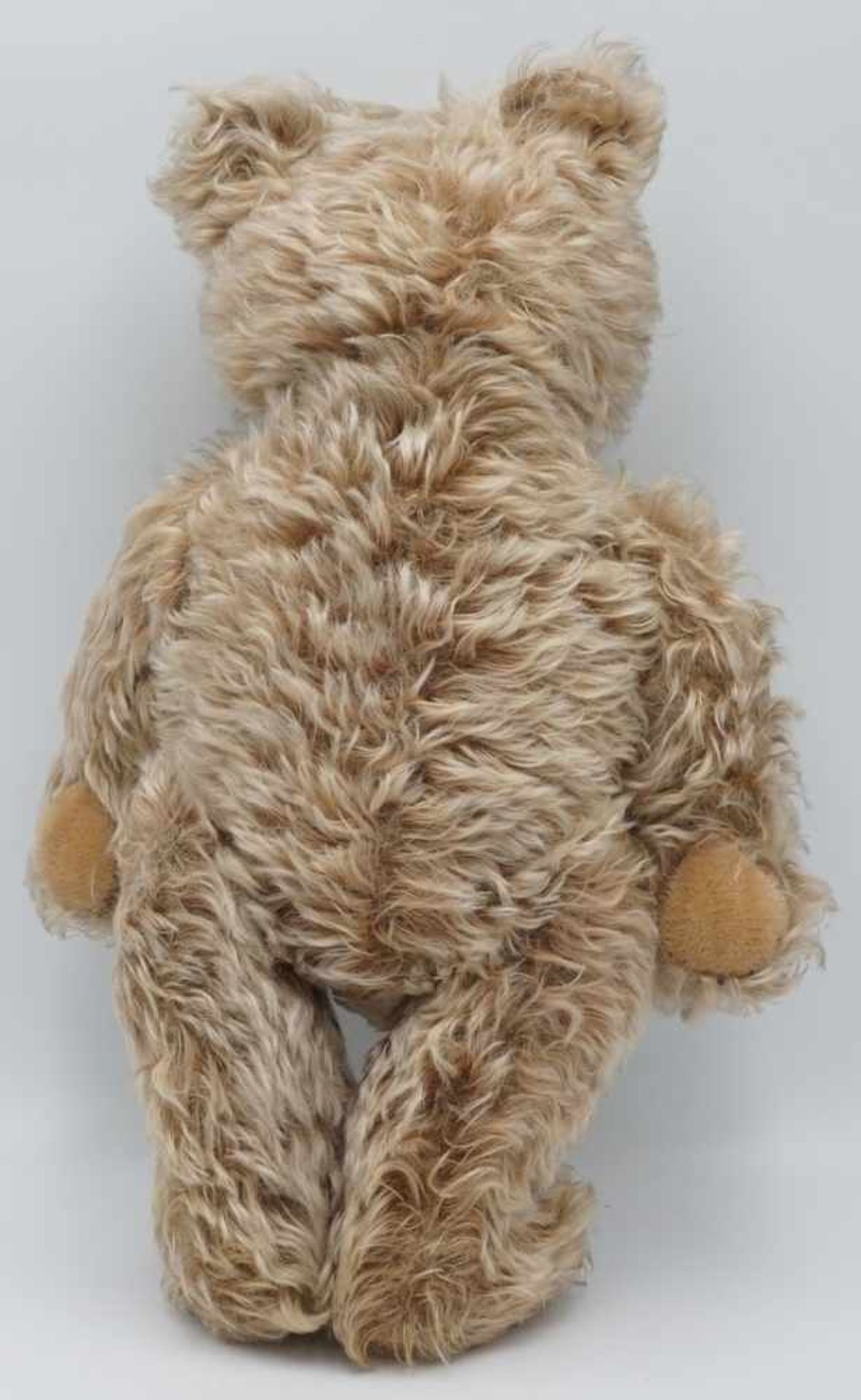 Zwei Zotty Teddybären von Steiff und Teddy Hermann1) Steiff Zotty, um 1950, Mohair, Holzwolle, - Bild 5 aus 5