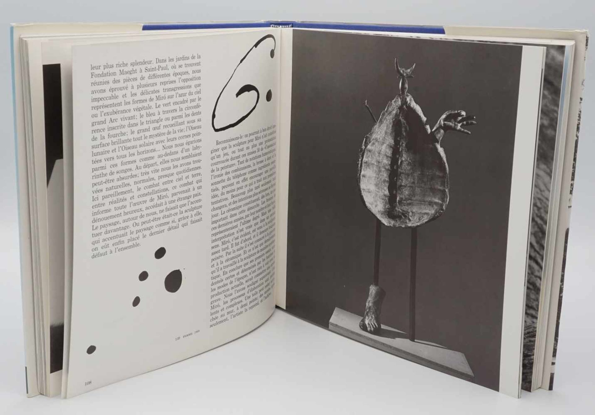 Drei Bücher über Joan Miró1) Jacques Dupin "Miró Radierungen 1973-1975", Band III, 1991, blauer - Image 5 of 7