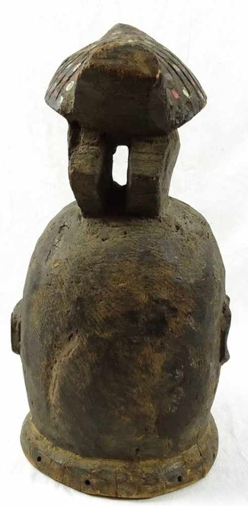 Helmmaske der Yoruba / Gelede, Nigerialeichtes Holz, aus Harzer Privatsammlung, altersgemäß guter - Image 3 of 5