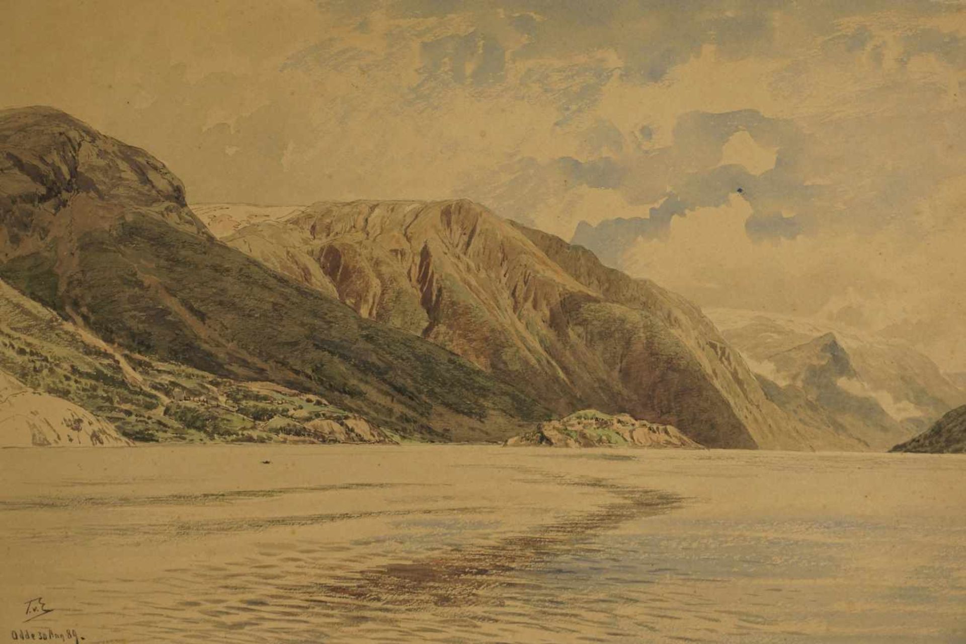 Karl Themistokles von Eckenbrecher, "Odda in Norwegen"(1842 - 1921) 1861 - 1863 Privatschüler bei