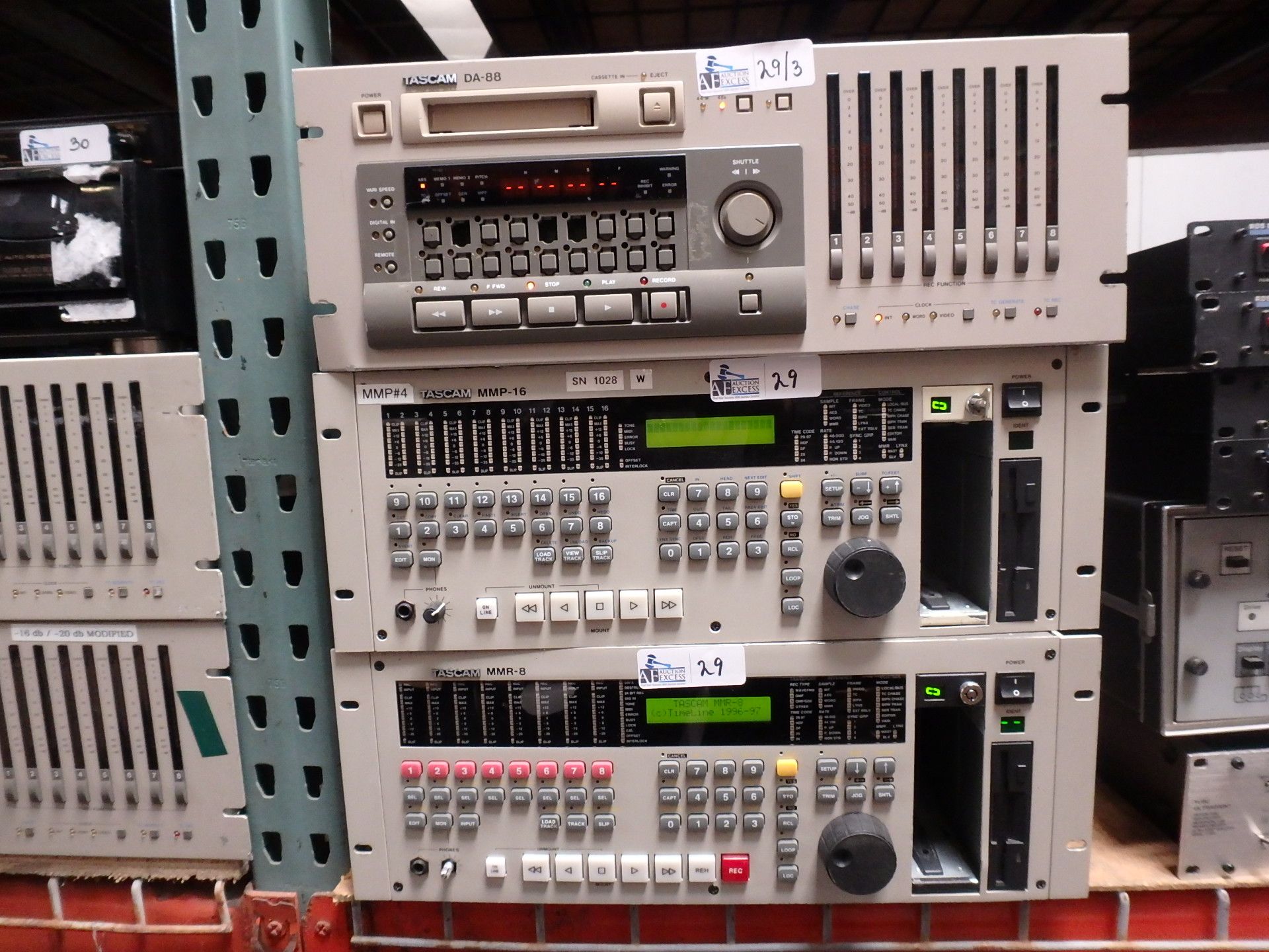 LOT OF 3 TASCAM