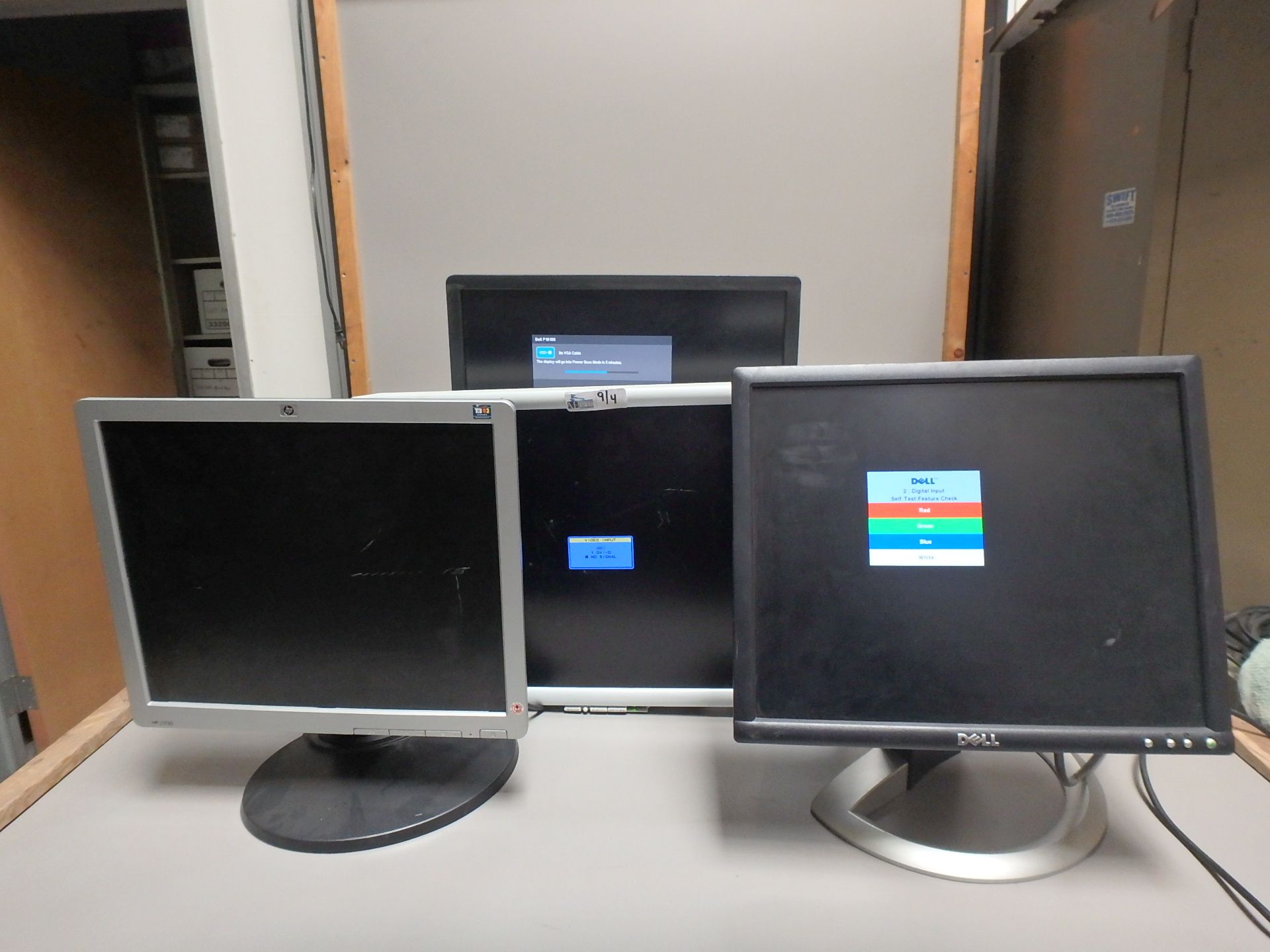 LOT OF 4 LED MONITORS