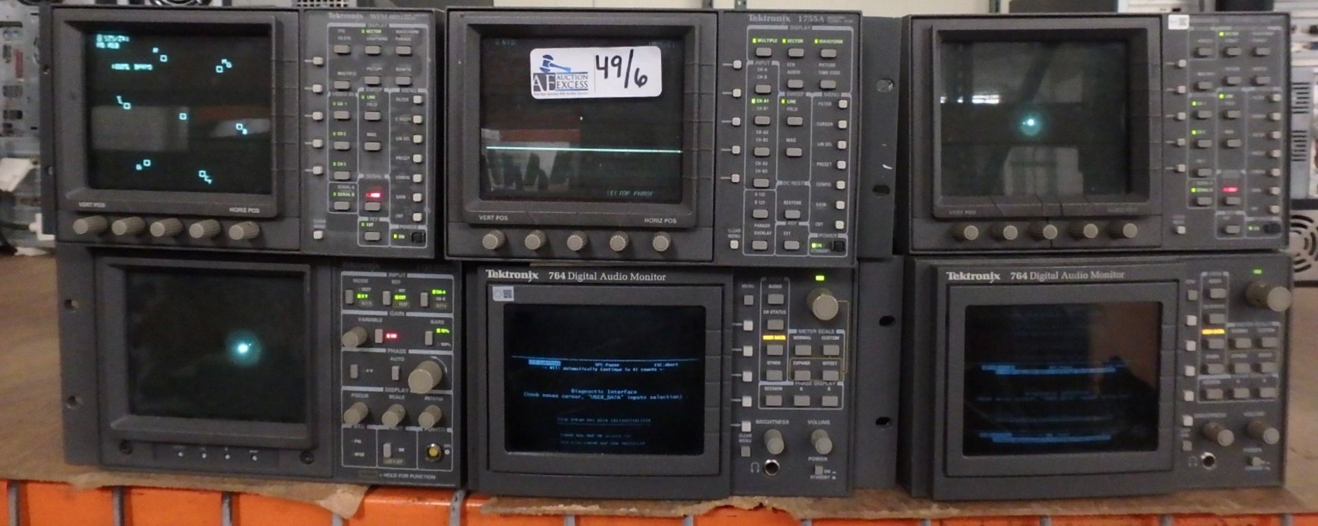 LOT OF 6 TEKTRONIX SCOPES