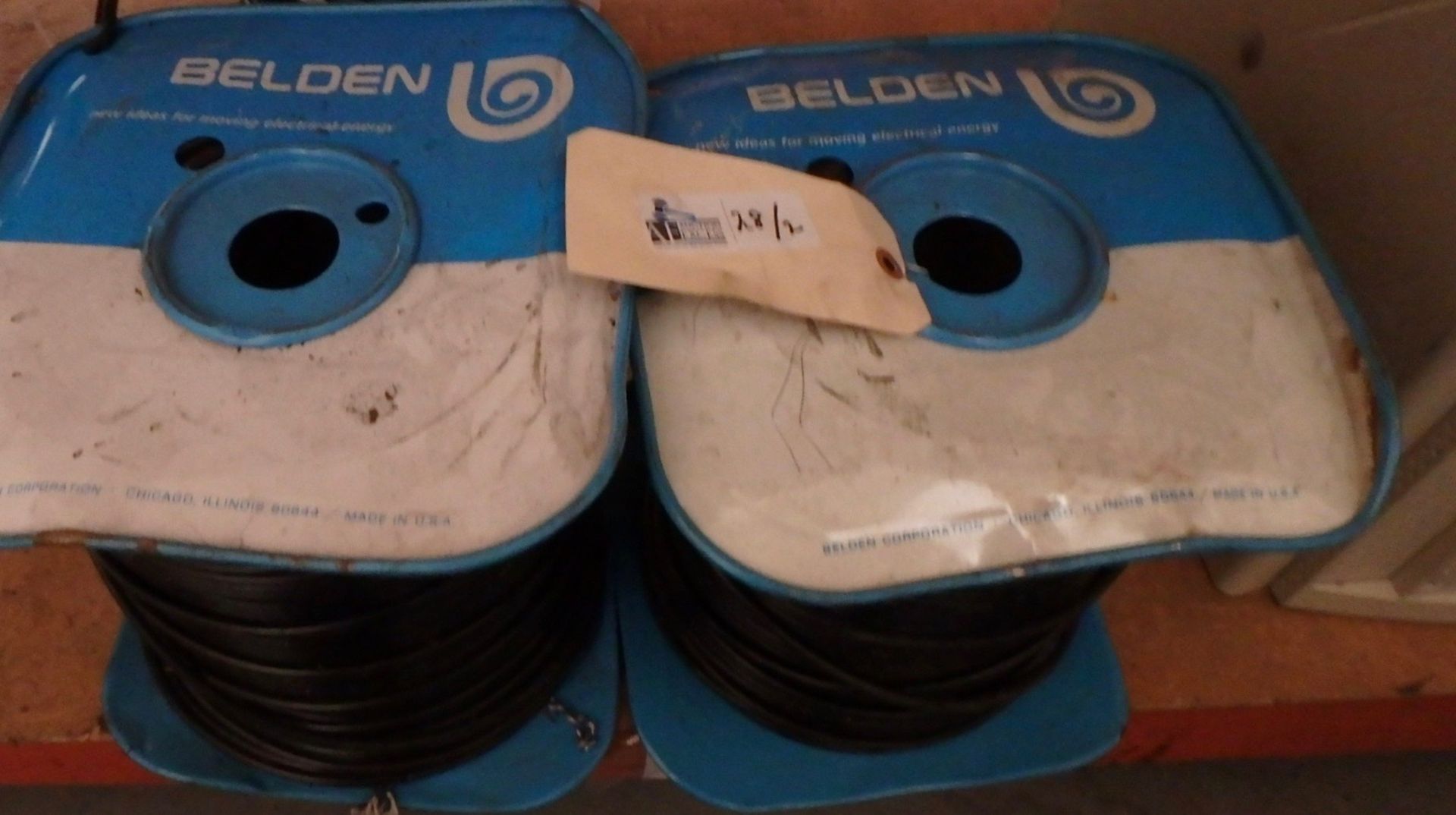 LOT OF 2 BELDEN SPOOLS