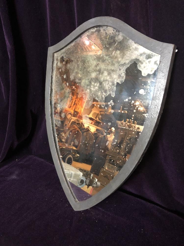 Shield shaped mirror - Image 2 of 2