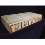 Library index card file box