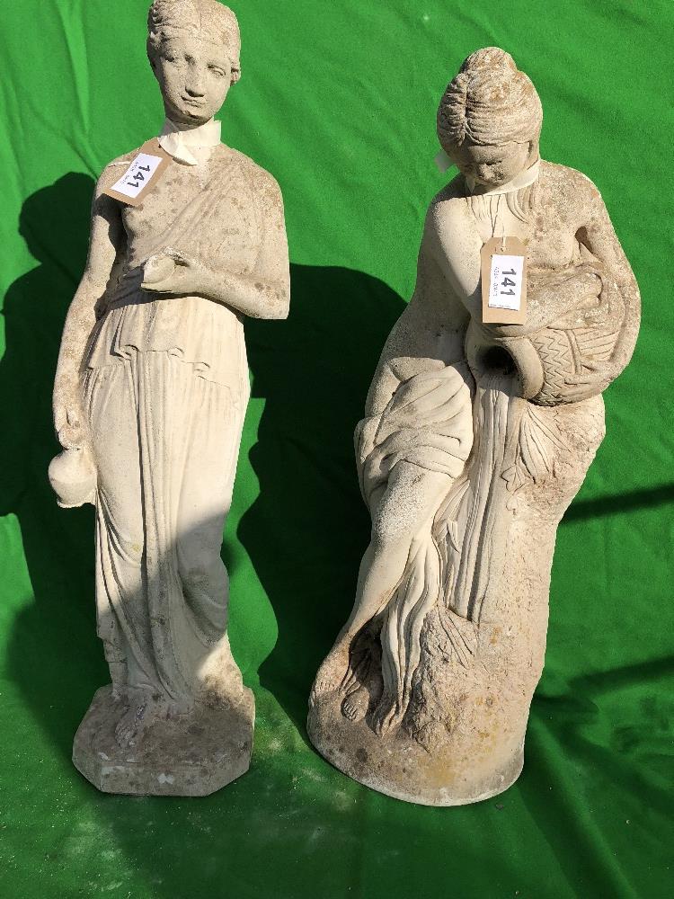 Pair of staues - Image 4 of 4