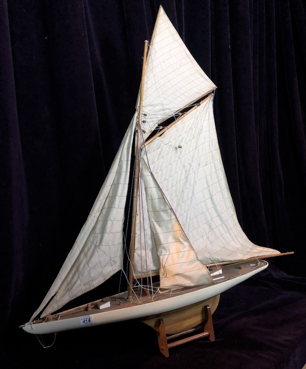 Model of yacht