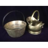 Brass coal helmet and preserve pan