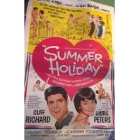 Summer Holiday US one sheet linen backed