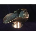 Copper coal scuttle