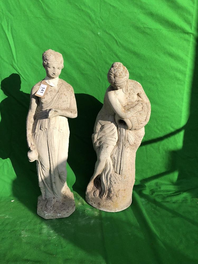 Pair of staues - Image 2 of 4