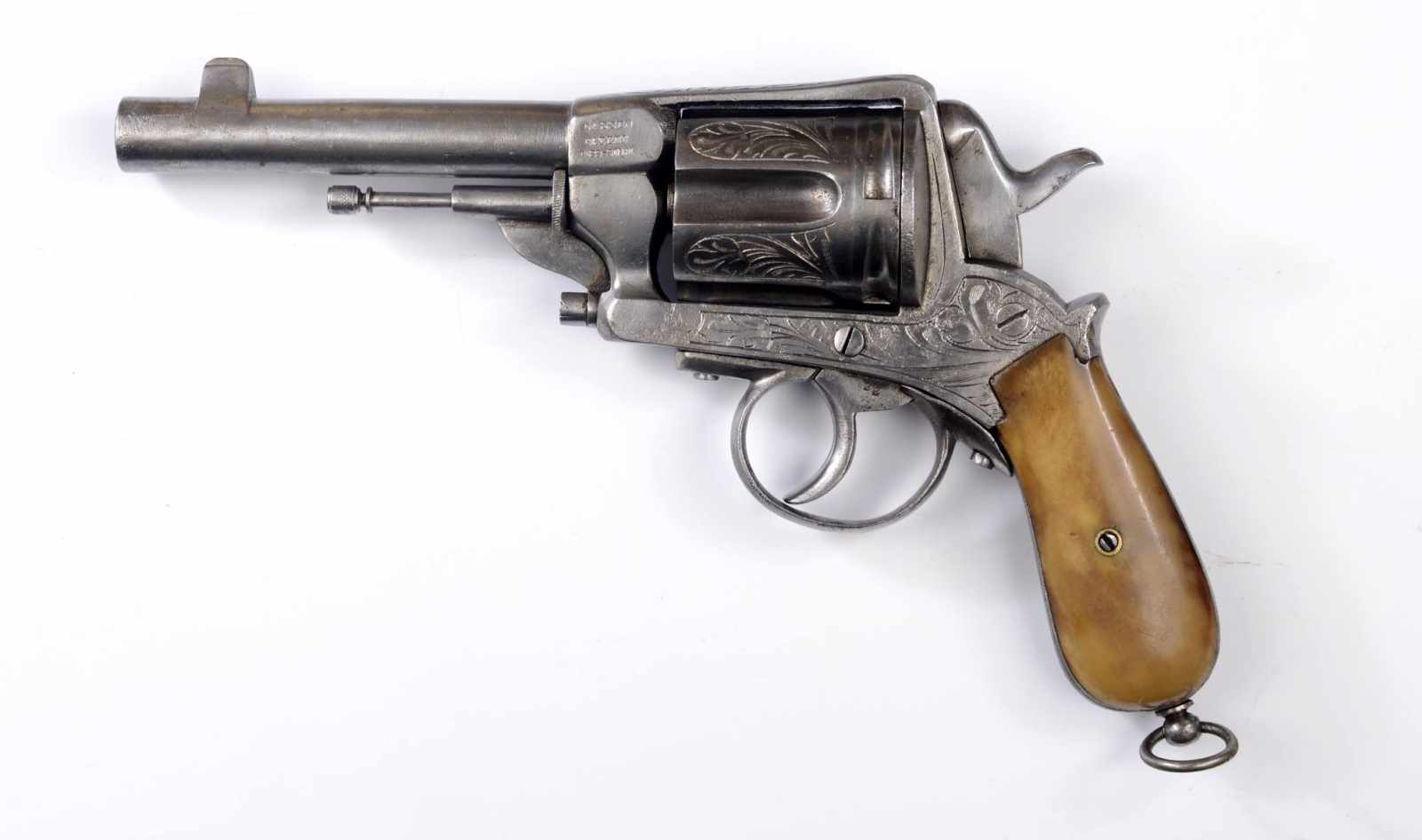 REVOLVER GASSER M1880Österreich-Ungarn / Belgien,nach 1873Runder Lauf mit gerillter Bohrung Kal.