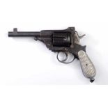 REVOLVER GASSER M1880Österreich-Ungarn,nach 1880Runder Lauf mit gerillter Bohrung Kal. 11 mm.