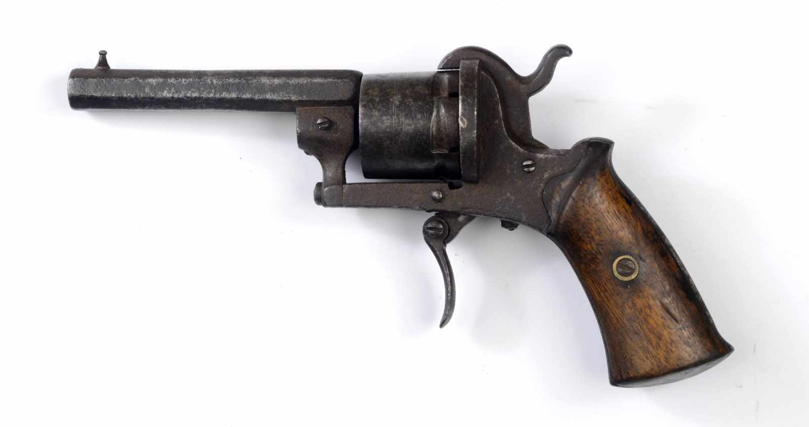 REVOLVER LEFACHEUX "GUARDIAN AMERICAN " M1878Frankreich / Belgien (?),nach 1878Achtkantiger Lauf mit