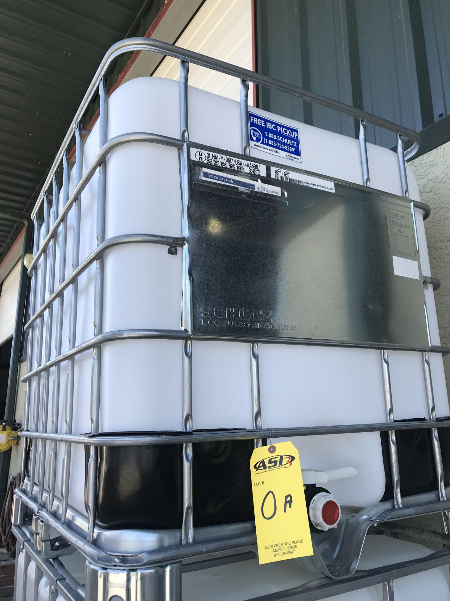 250 GAL. POLY CHEMICAL/WATER TANK, NEW