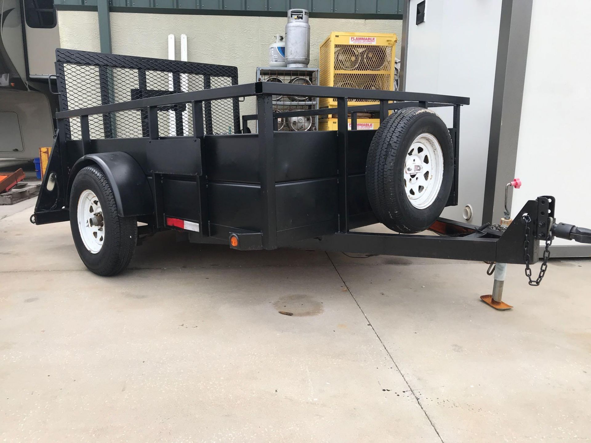 2013 ANDE HDLS68 EQUIPMENT TRAILER W/ FOLD DOWN RAMP