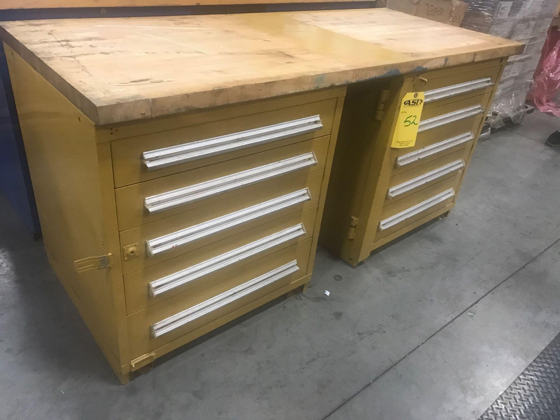 10 DRAWER INDUSTRIAL WORK BENCH - Image 3 of 3