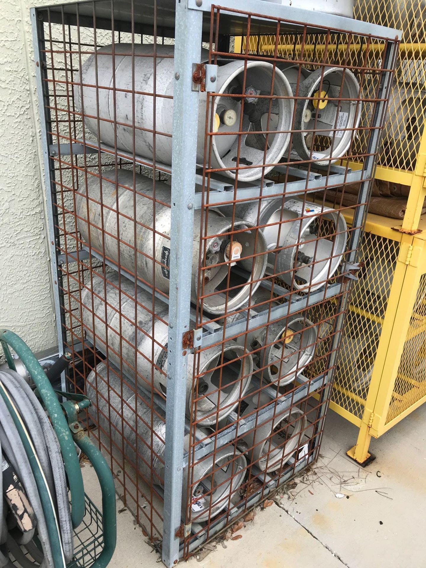 ALUMINUM & STEEL LP GAS TANKS WITH CAGE - Image 2 of 2