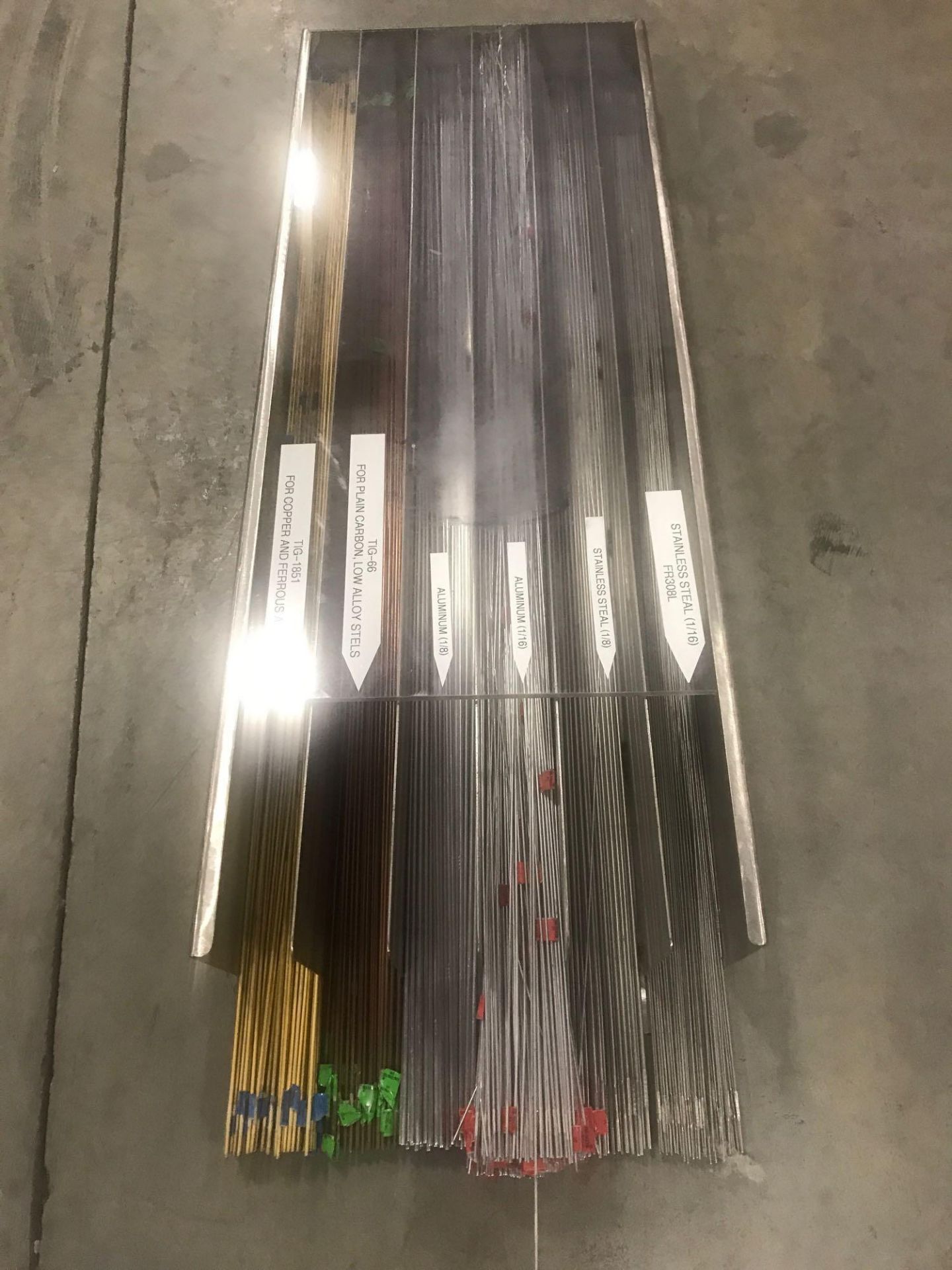 ASSORTED WELDING RODS