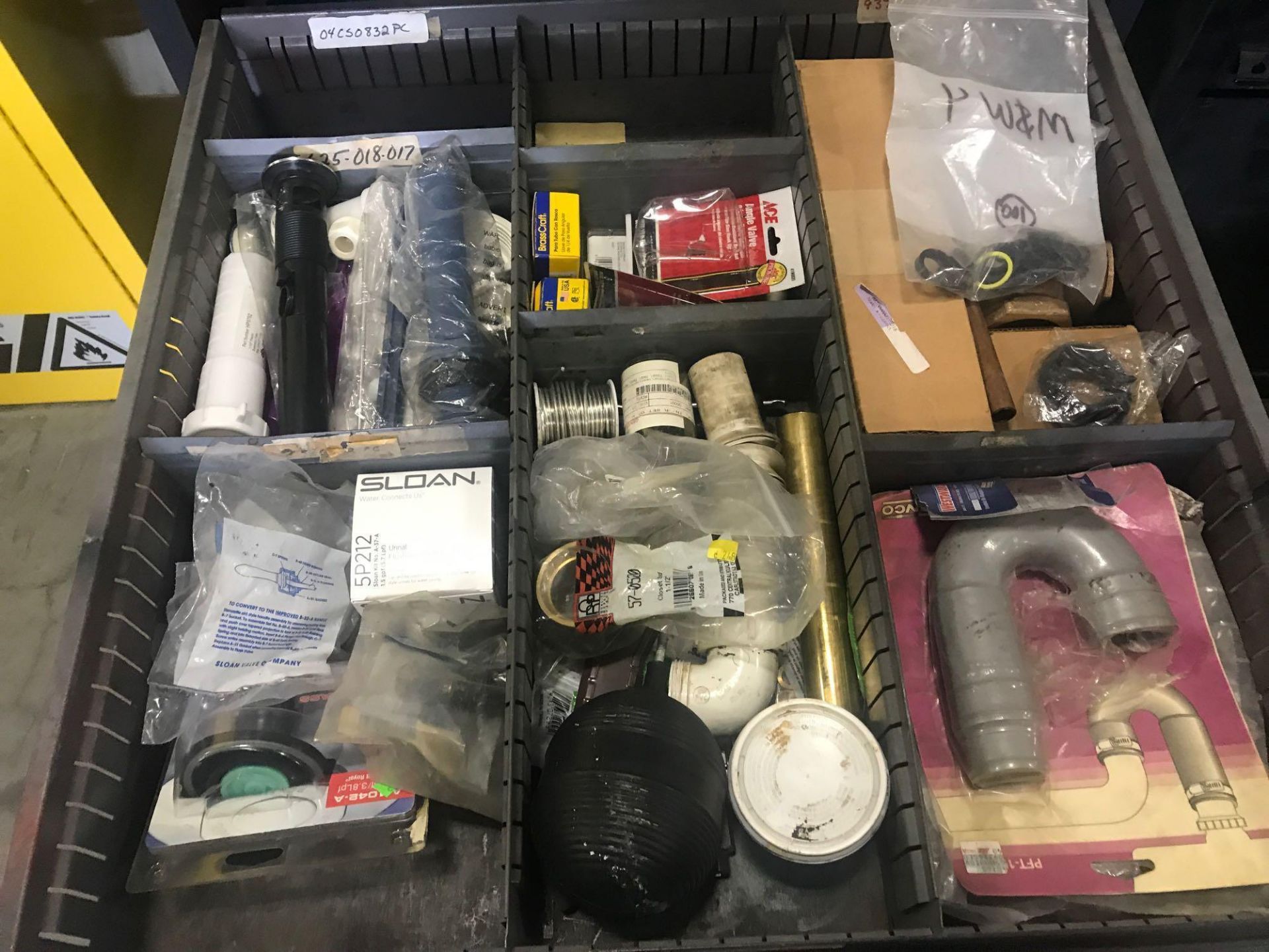 CONTENTS IN DRAWERS (CONNECTORS, SPARK PLUGS,PIPING, ETC) - Image 8 of 11