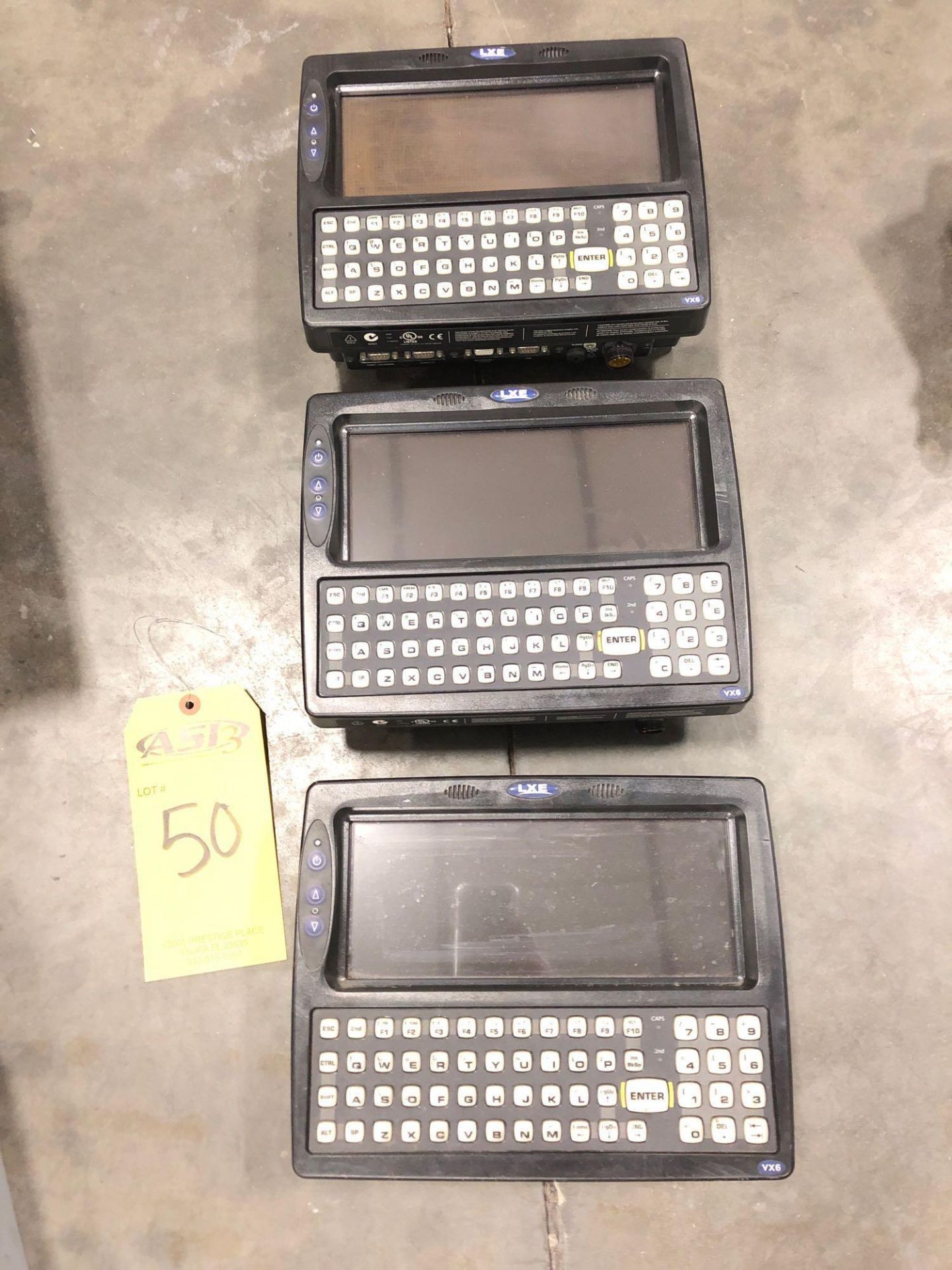 THREE LXE VX6 TERMINALS P2