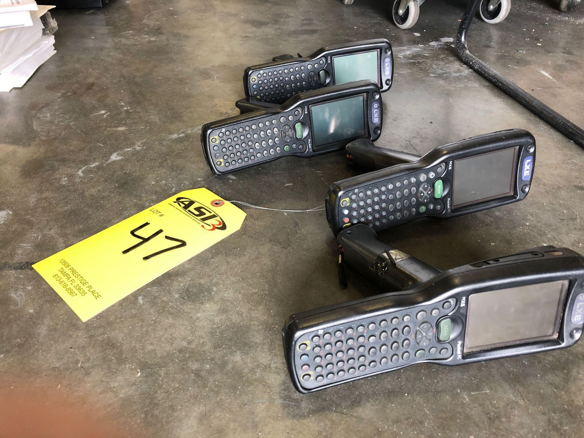 FOUR LXE SCANNERS MODEL MX6