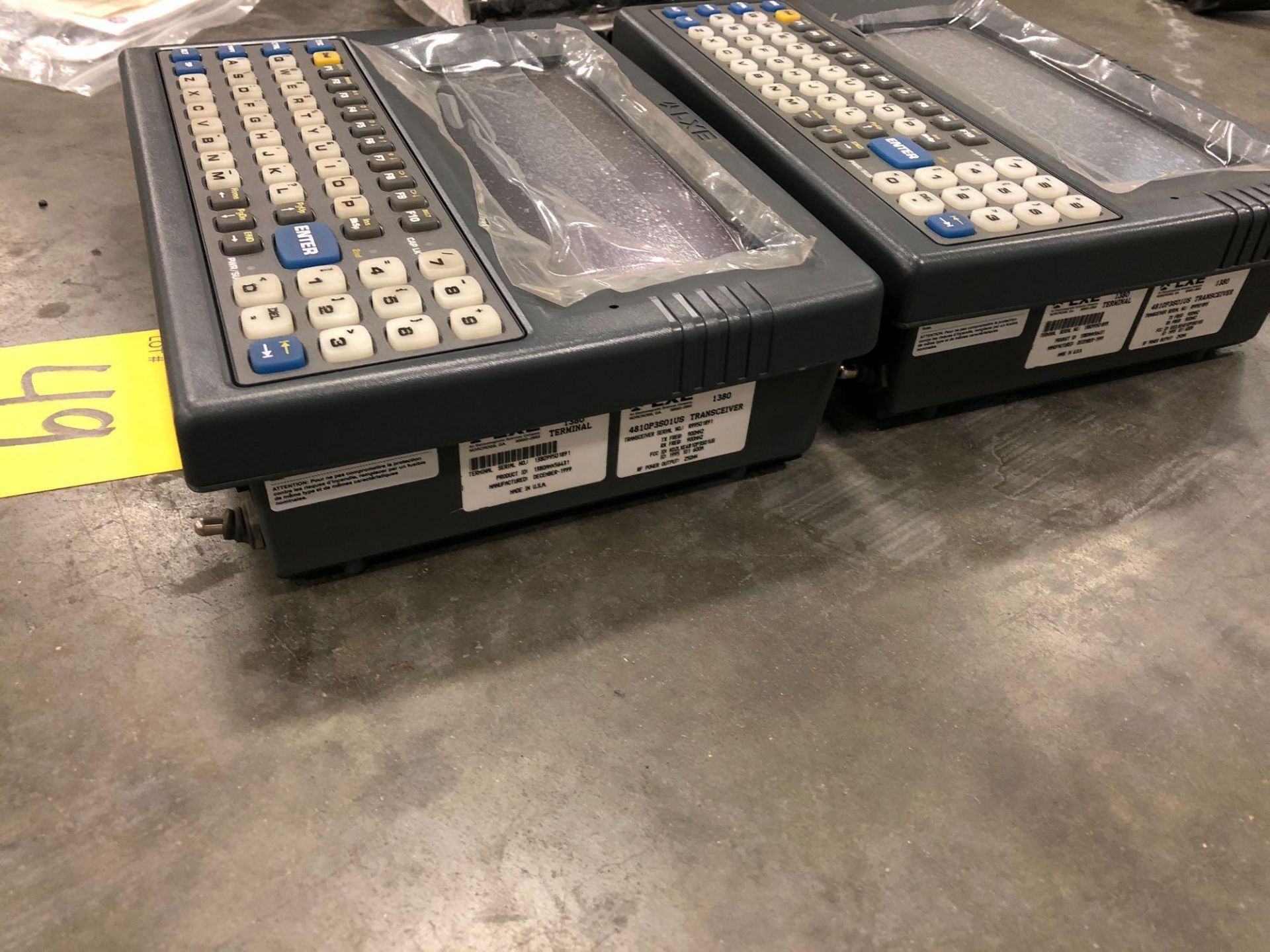 TWO LXE 1380/90 TERMINALS, NEW - Image 2 of 3
