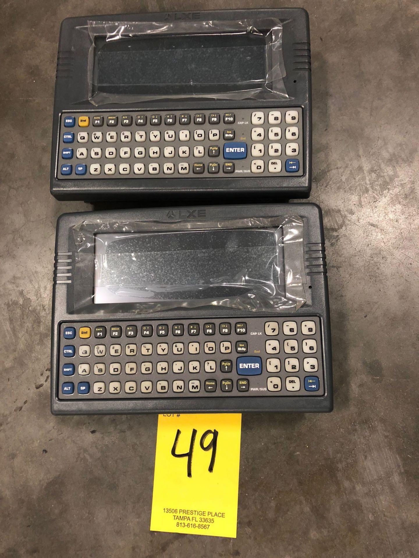 TWO LXE 1380/90 TERMINALS, NEW