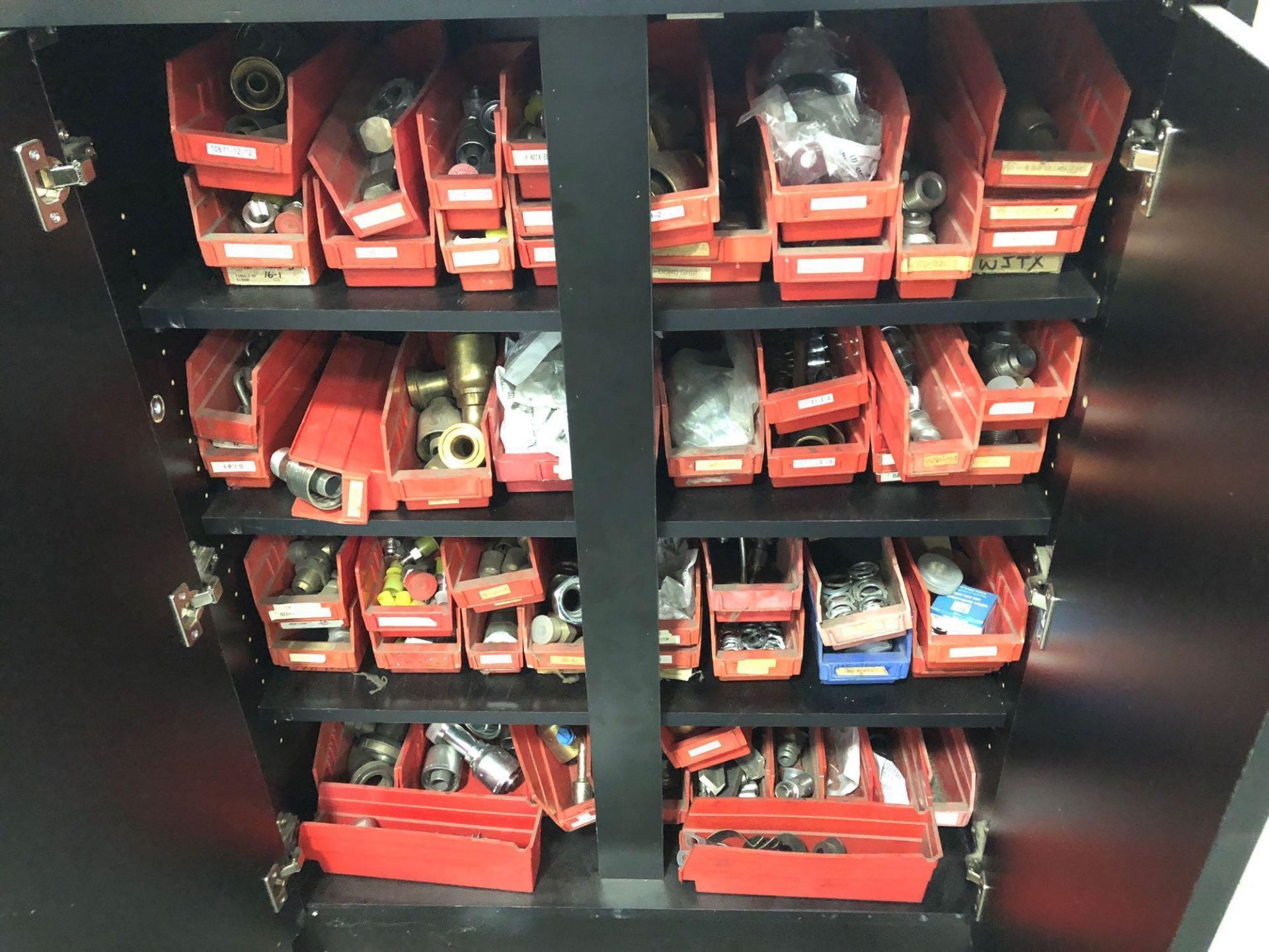 TWO DOUBLE SIDED CABINETS FILLED WITH NEW ASSORTED FITTINGS - Image 6 of 9