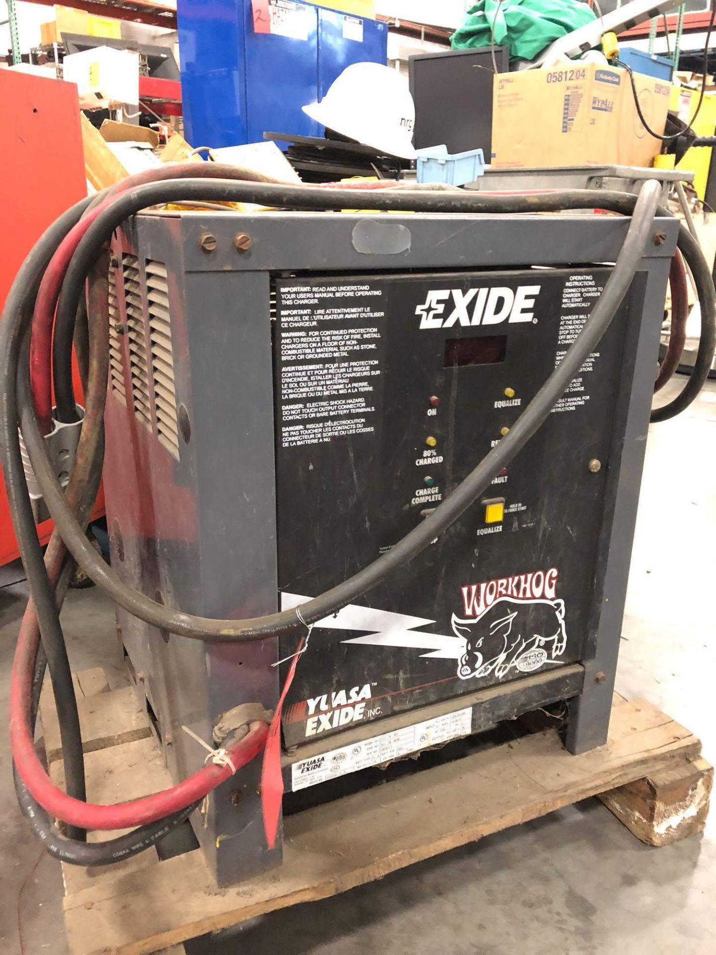 YUASA EXIDE BATTERY CHARGER, 36V, MODEL W1–18-856