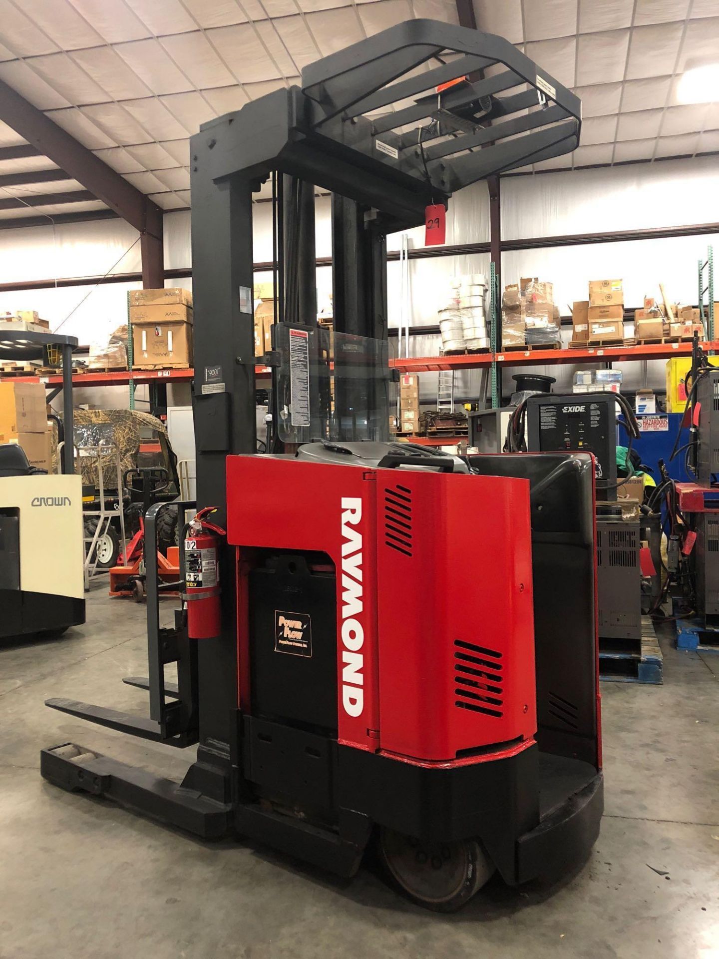 RAYMOND ELECTRIC FORKLIFT MODEL EAS1, 3,000 LB CAPACITY, BUILT IN SCALE, 191" HEIGHT CAP. - Image 2 of 10