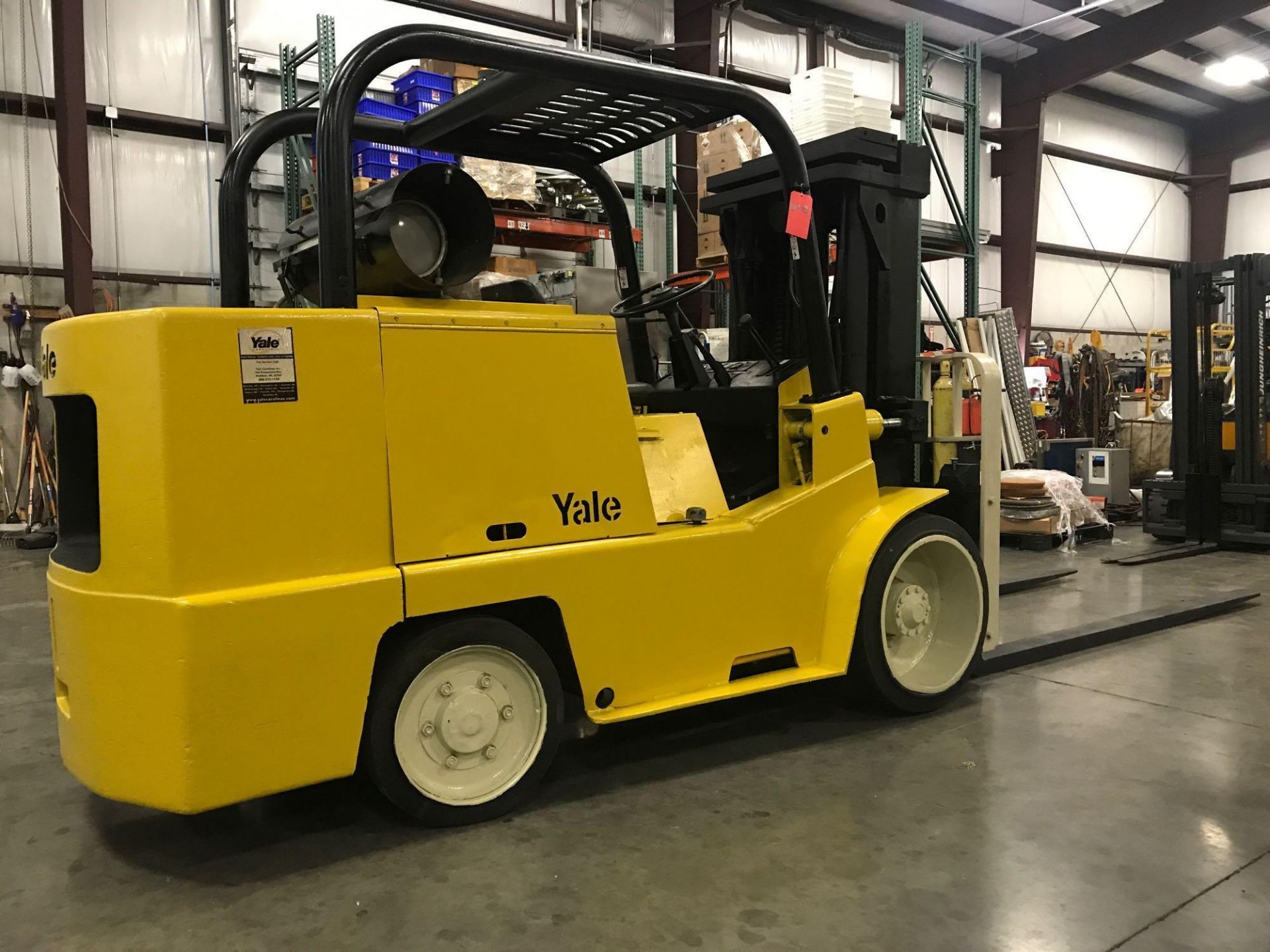 YALE LP FORKLIFT, 15,000 LB LIFT CAPACITY, 8' FORKS, TILT - Image 3 of 7