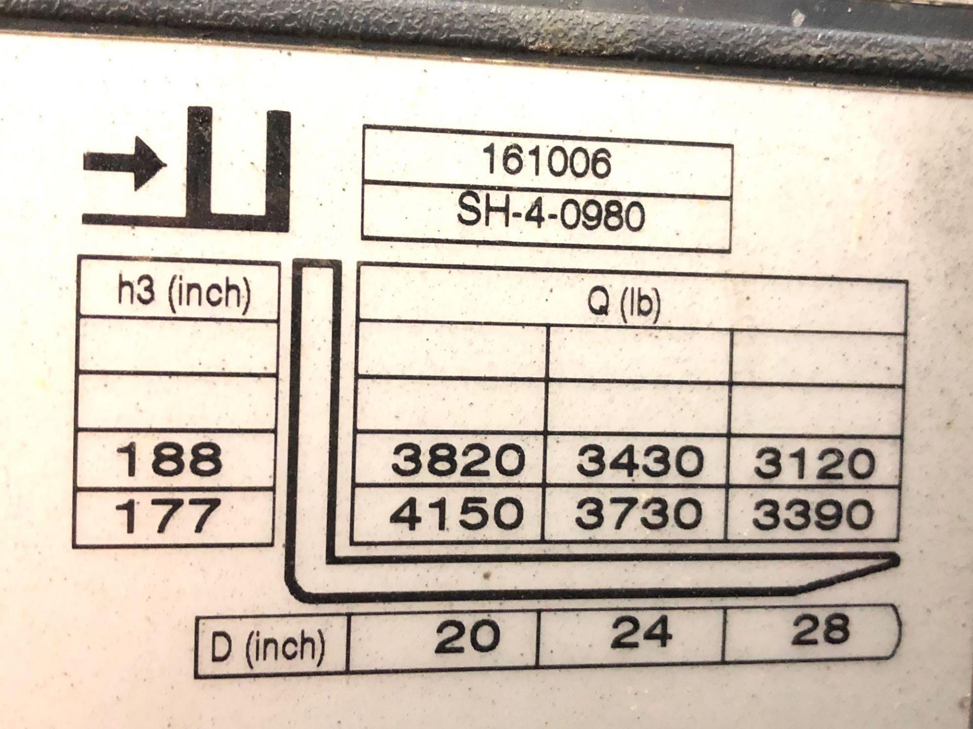 JUNGHEINRICH ELECTRIC FORKLIFT MODEL SH-4-0980 - Image 7 of 7