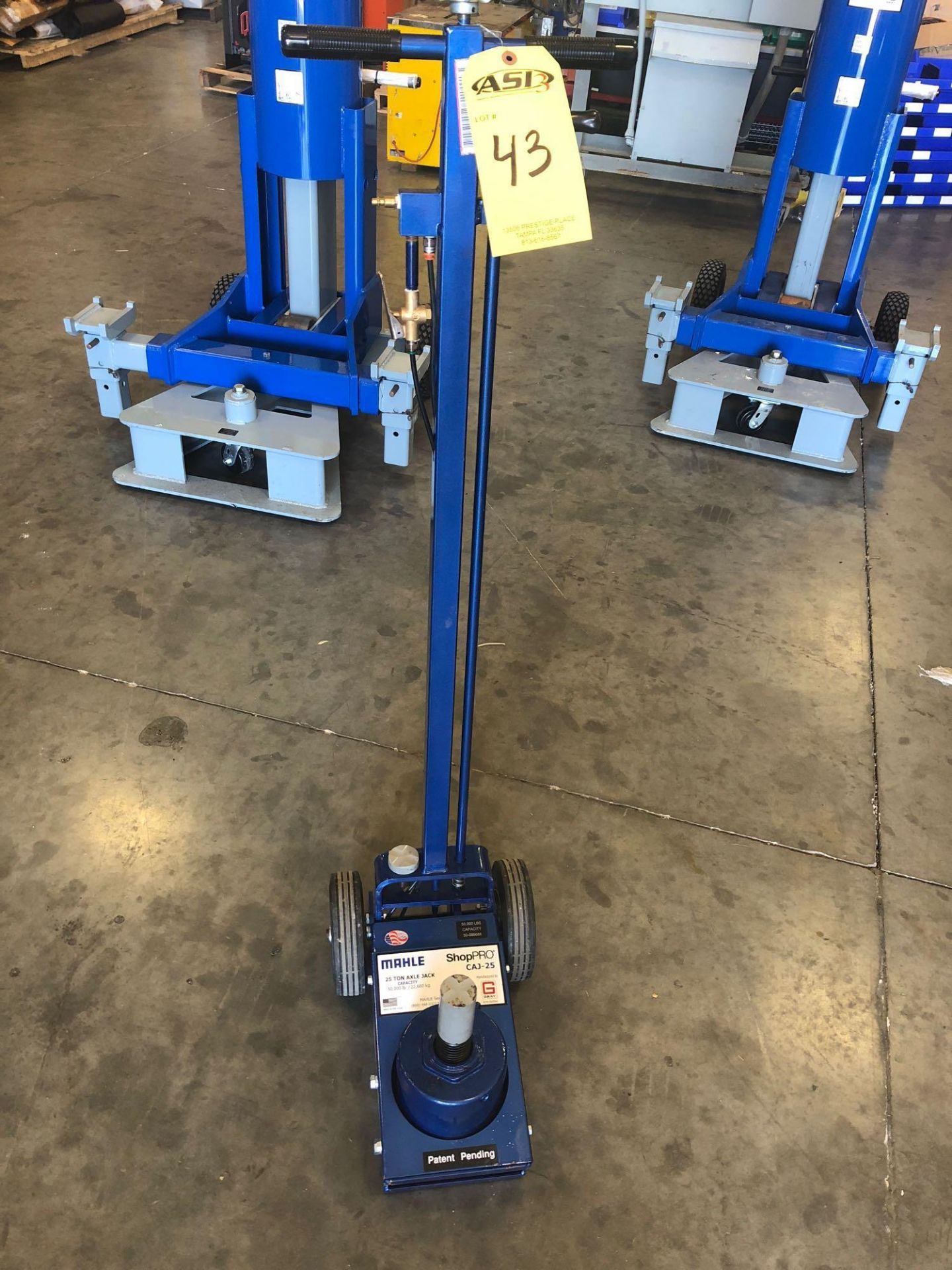 NEW MAHLE SHOPPRO CAJ-25, 25 TON AXLE JACK - Image 2 of 10