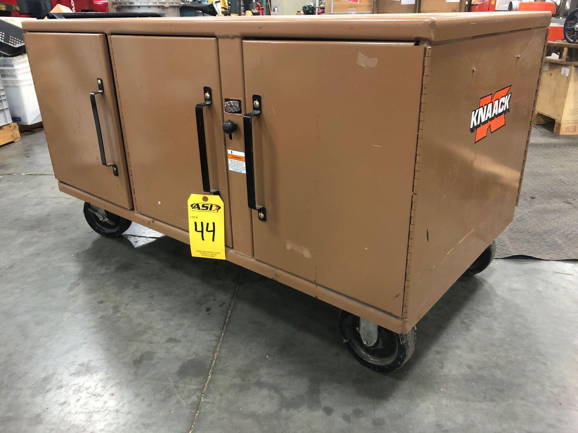 KNACK INDUSTRIAL ROLLING TOOL CABINET, DOUBLE SIDED