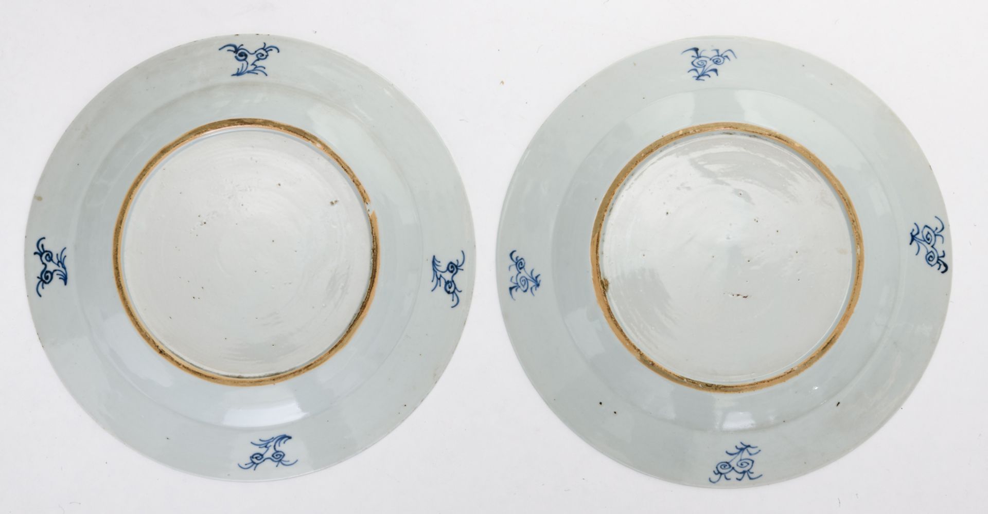 Various Chinese blue and white decorated porcelain items depicting figures in different - Image 3 of 18