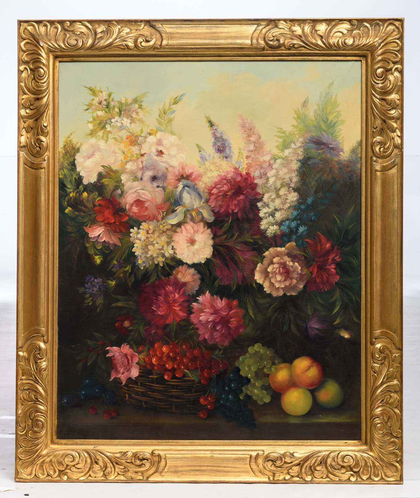 Carlier M., a still life with flowers, oil on canvas, 80 x 100 cm - Image 2 of 4