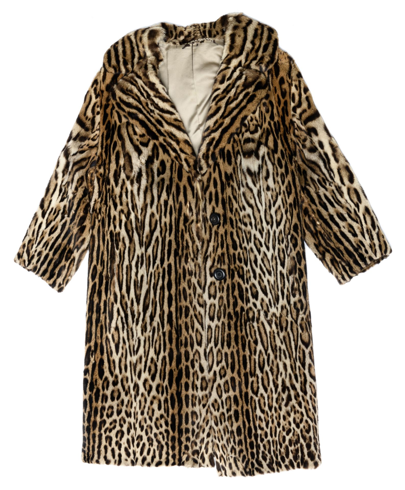 Two ladies fur coats (leopard) (measures 46/48 - 38/40 - with a proviso) - Bild 3 aus 3