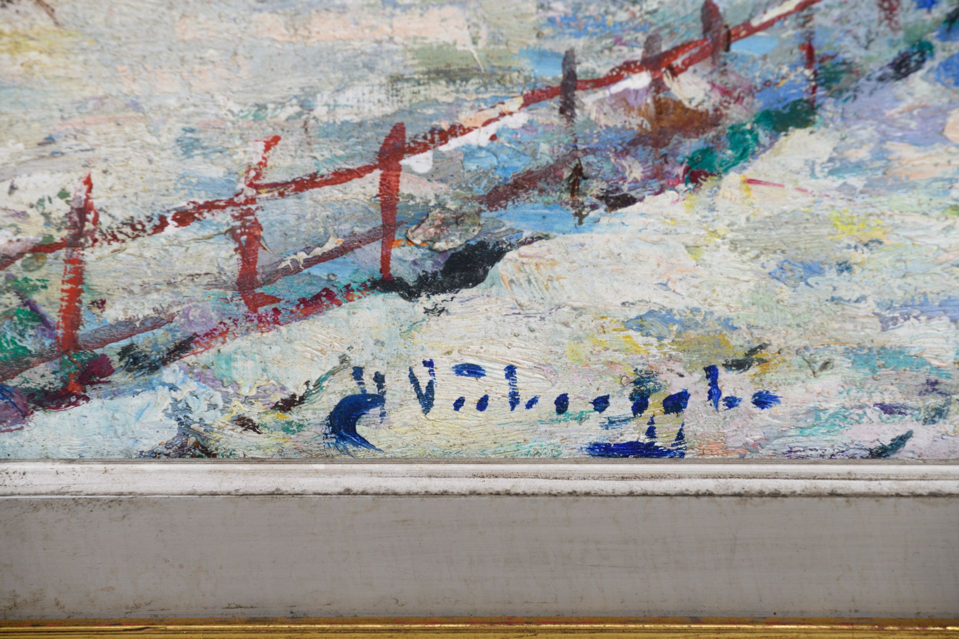 Verbrugghe C., 'Paysage D'Hyver' and a winter landscape, oil on board, 15 x 31 and 37,5 x 54,5 cm - Image 5 of 6