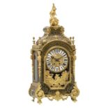 A second half of the 19thC Neoclassical Boulle cartel clock, gilt bronze and brass mounts and