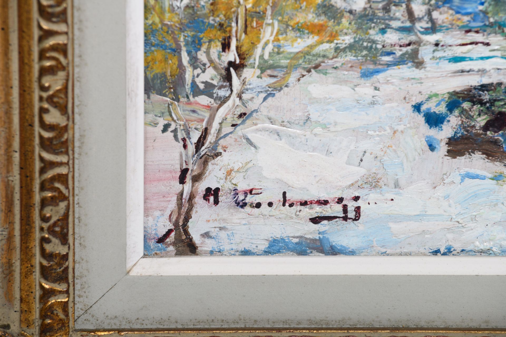 Verbrugghe C., 'Paysage D'Hyver' and a winter landscape, oil on board, 15 x 31 and 37,5 x 54,5 cm - Image 6 of 6