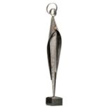 Vonck F., no title, wrought iron, on a granite base, H 62,5 (without base) - 67,5 cm (with base)