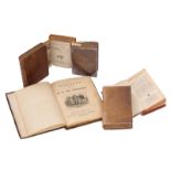 Six 17th, 18th and 19thC books, including: 'De gedichten van H.G. van Vryhoff' (Amsterdam, Jan